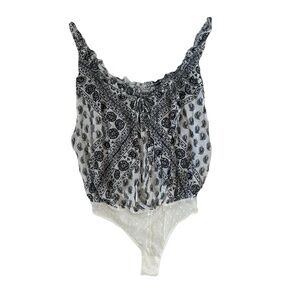 Free People Stay On the Line Body Suit